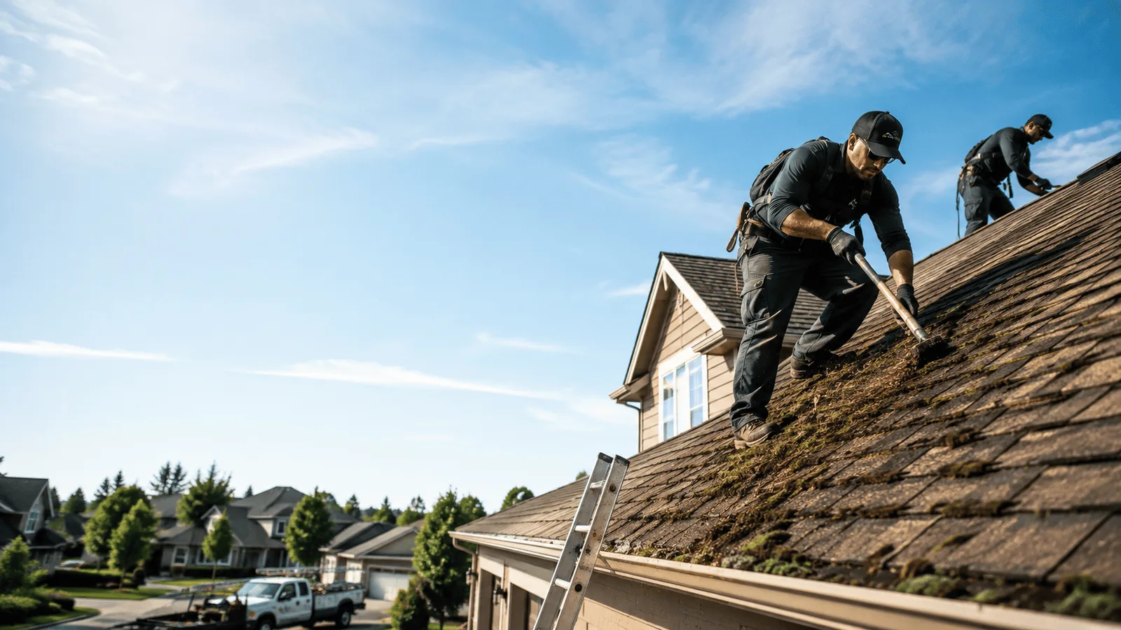 Roof Moss Removal in Blaine, MN near me